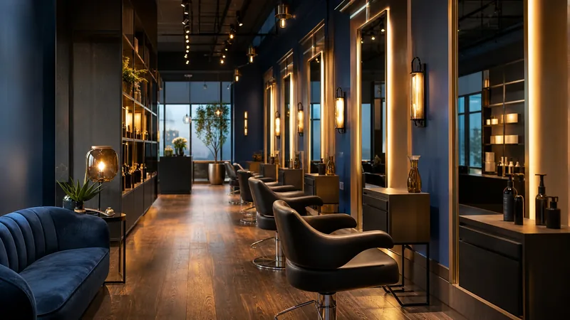 Bright salon interior with styling chairs, How to Start a Tattoo Shop in Kentucky