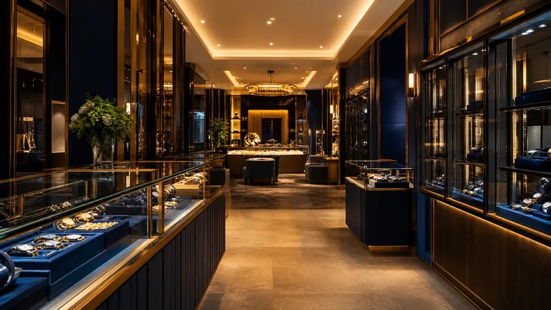 Licensed retail interior with glass display cases, How to Open a Smoke or Vape Shop in Kentucky